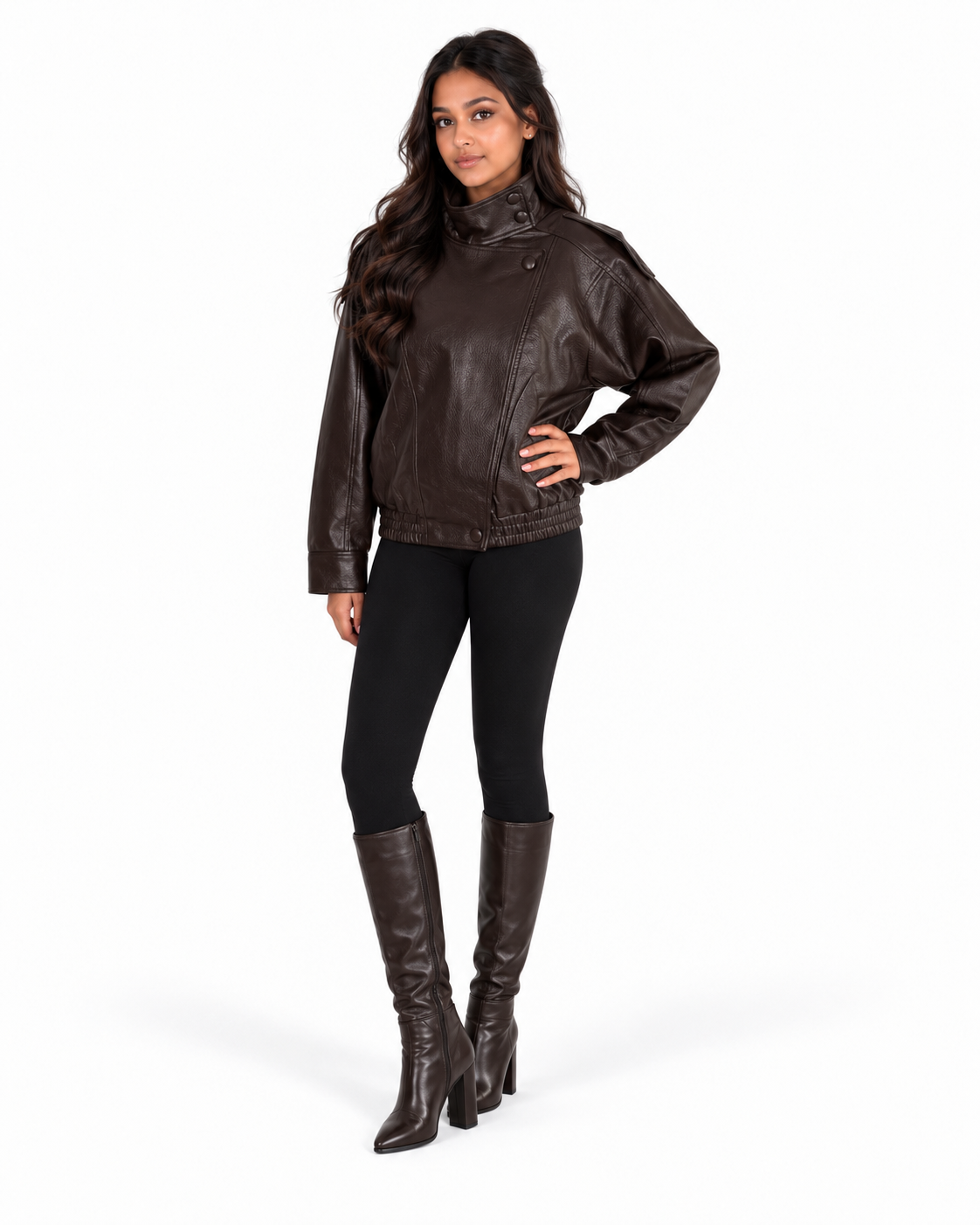 VESTE EN CUIR